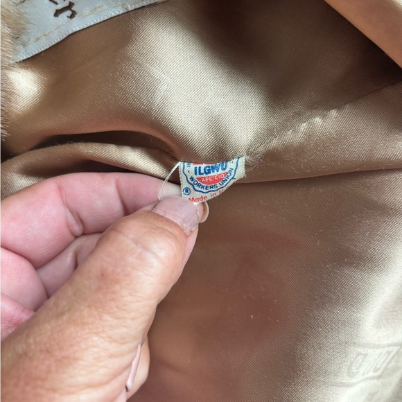 Vintage 70s Dubrowsky & Perlbinder Faux Fur Coat Brown Mid-Length NYC Designer - Picture 7 of 8